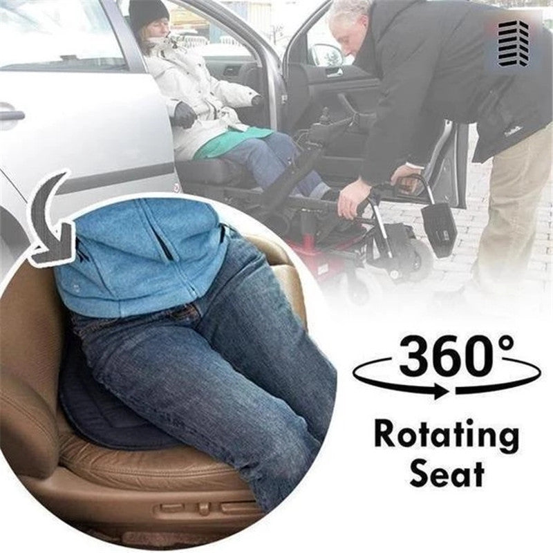 360 Degree Rotation Seat Cushion Mats For Chair Car Office Home Bottom Seats Breathable Chair Cushion For Elderly Pregnant Woman - HD Wireless Product #2