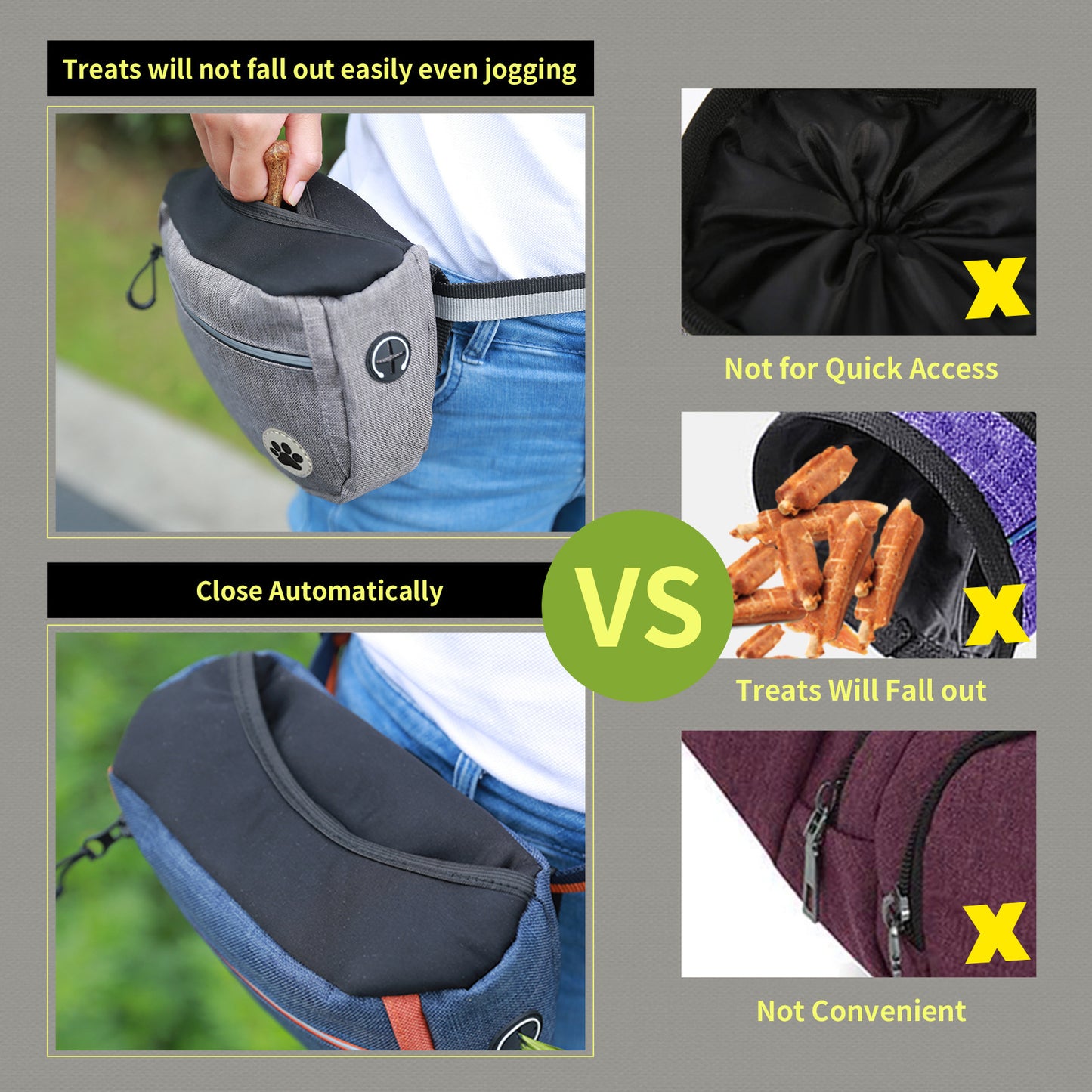 Pet Snack Bag For Walking, Walking The Dog Artifact, Outing Dog Training Snack Bag 1620737463187
