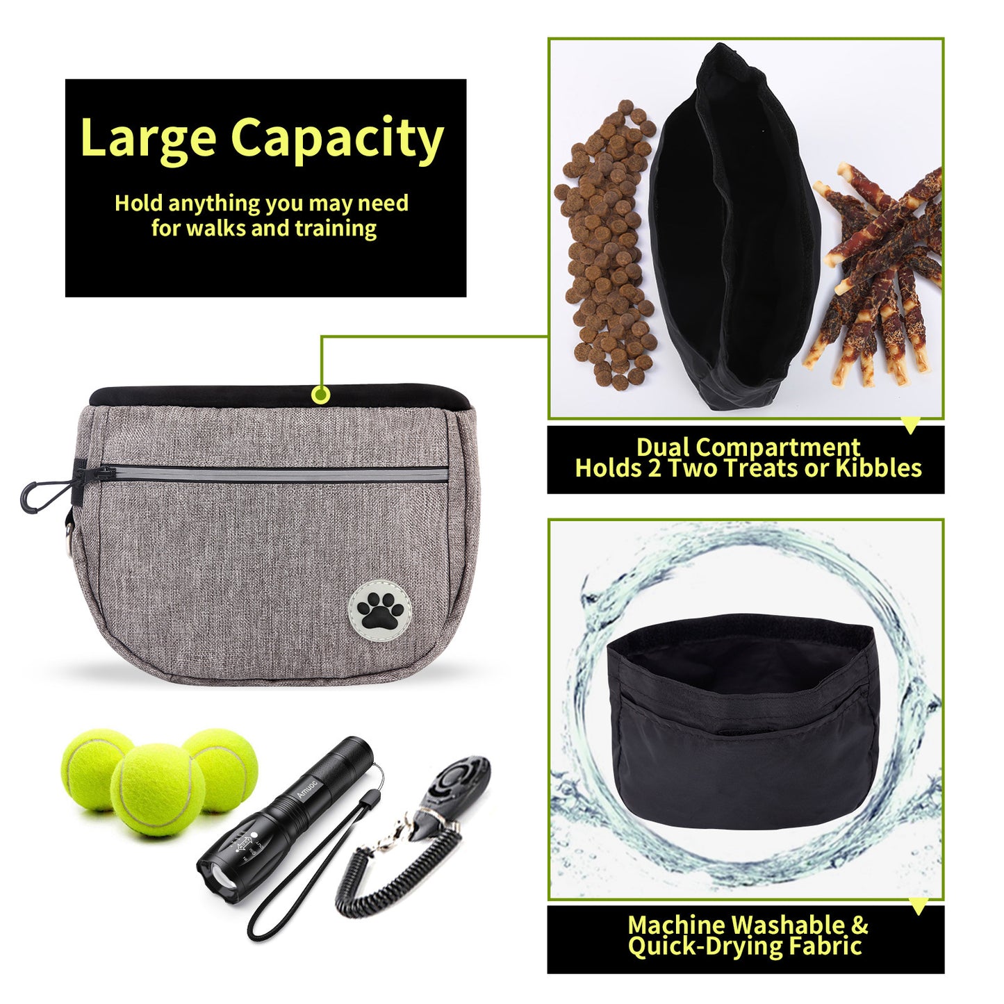 Pet Snack Bag For Walking, Walking The Dog Artifact, Outing Dog Training Snack Bag 1620737463200
