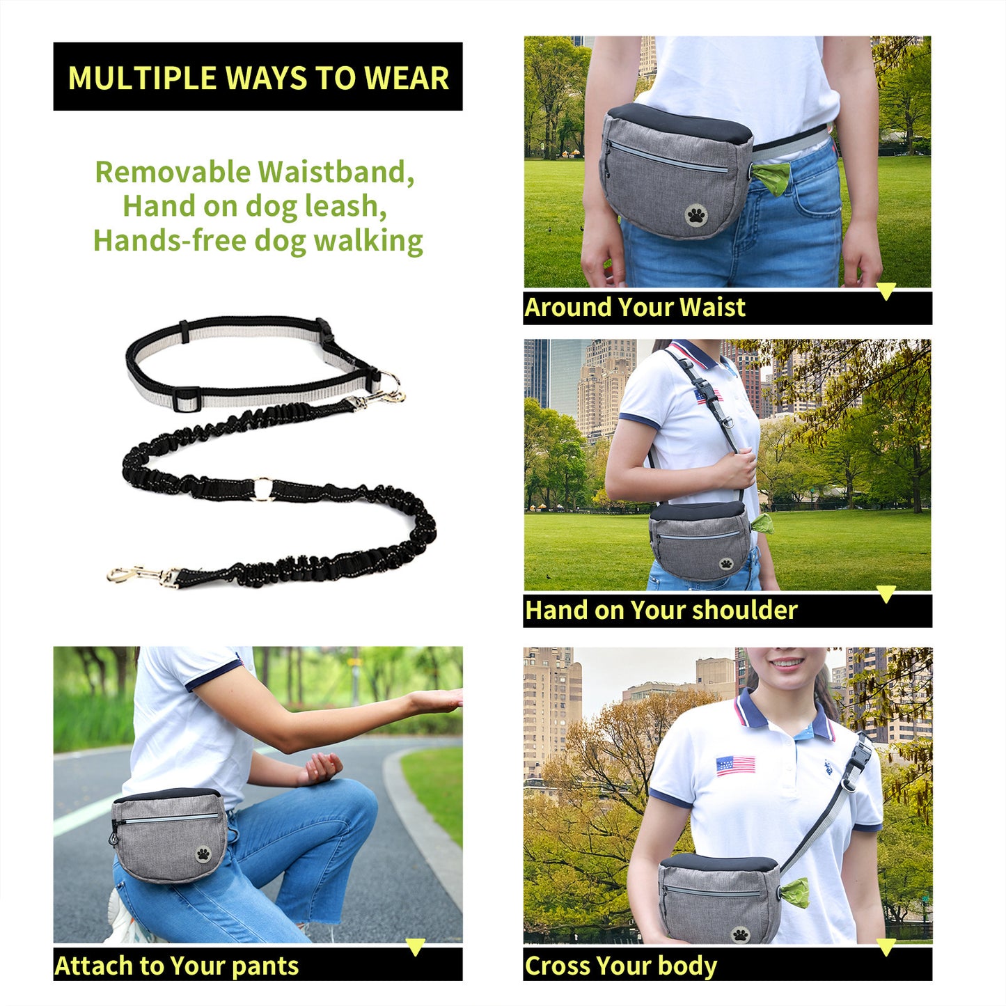 Pet Snack Bag For Walking, Walking The Dog Artifact, Outing Dog Training Snack Bag 1620737463211