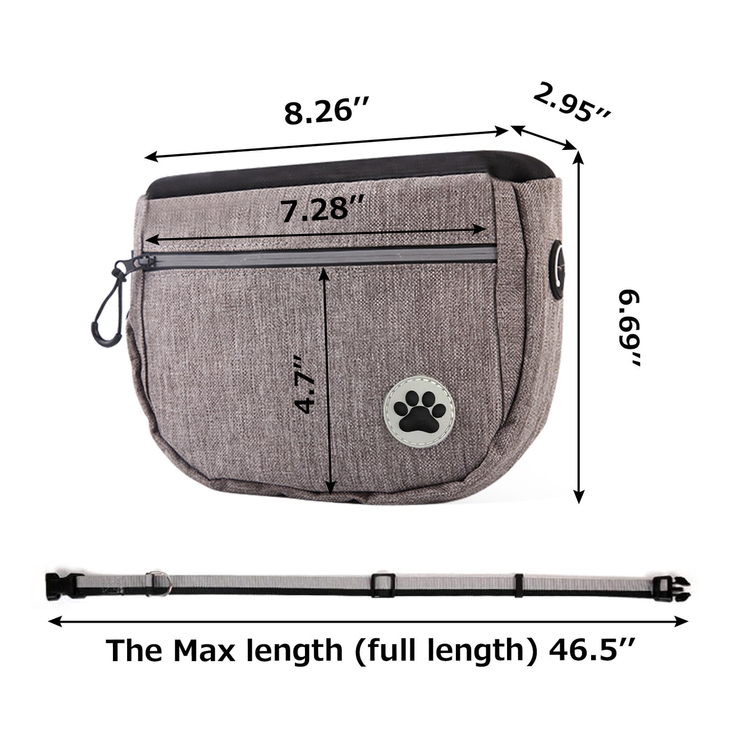 Pet Snack Bag For Walking, Walking The Dog Artifact, Outing Dog Training Snack Bag 1620737463214