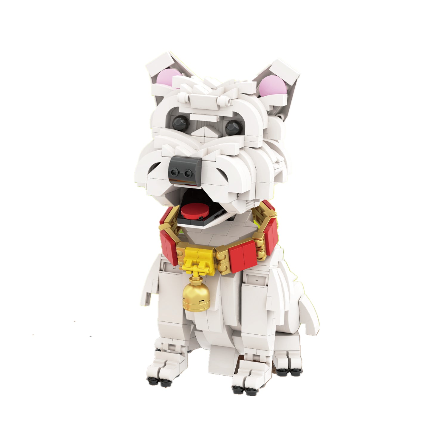 Cute Dog West Highland White Terrier Small Particle Assembly Building Blocks 1620805240224
