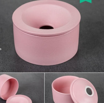 New Chinese Ceramic Ashtray Anti Fly Ash With Lid Funnel Type Creative Cute Hotel Bar Special Custom 1620805965972