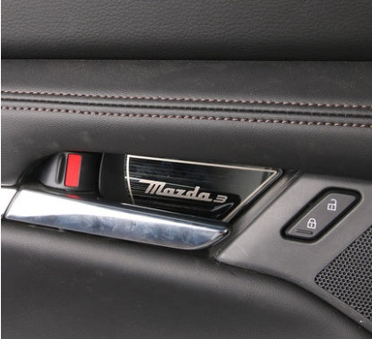 20-21 Next-Generation Mazda 3 Angkesaila Interior Central Control Gear Modification Special Decorative Bright Patch - HD Wireless Product #12