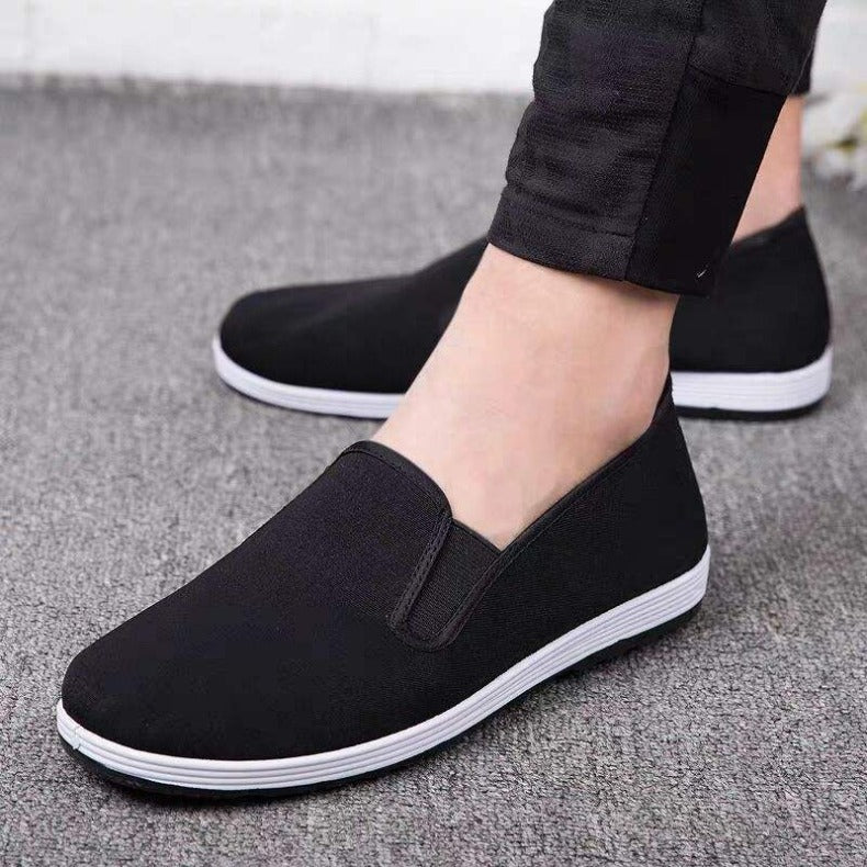 Handmade Melaleuca Sole Old Beijing Cloth Shoes Men's Deodorant Casual Shoes Soft Sole 1620869733306