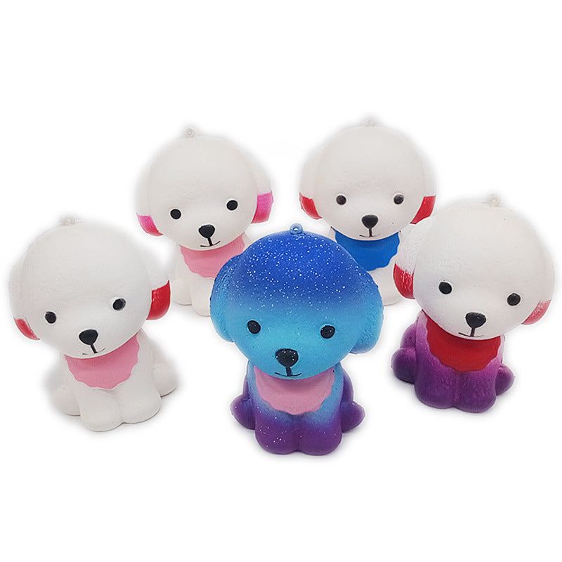 Slow Rebound Toy Slow Rebound Dog Simulation Scarf Dog Pu Dog 1620870211261
