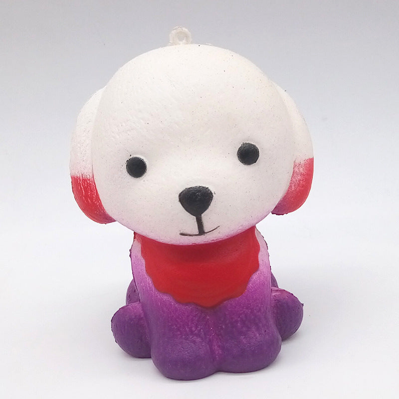 Slow Rebound Toy Slow Rebound Dog Simulation Scarf Dog Pu Dog 1620870211262