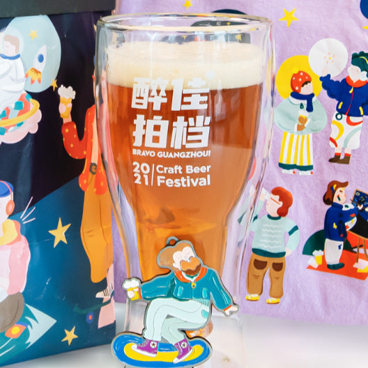 Creative Cocktail Wineglass Mug Double Wall Mugs Beer Wine Glasses Whiskey Champagne Glass 1620957809676