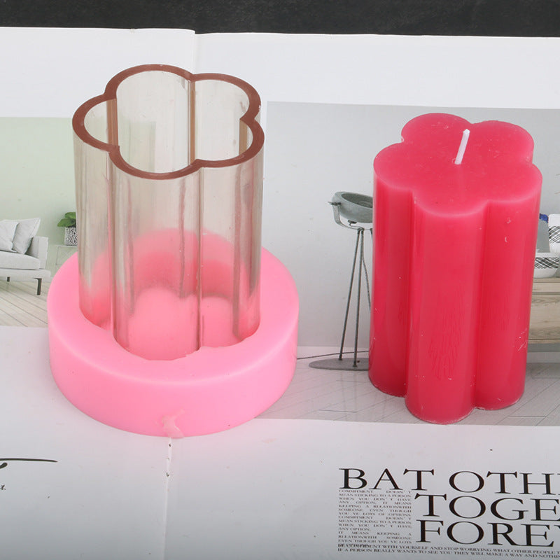 Acrylic Transparent Mold Cylindrical Candle Mold 1620990670353