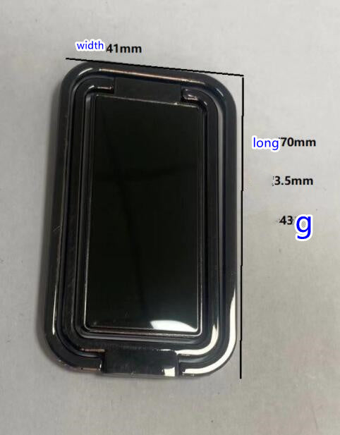 Mobile Phone Bracket Folding Ring Desktop Flat Retractable Magnetic Absorption Vehicle Metal Square Live Broadcasting Bracket - 图片 4