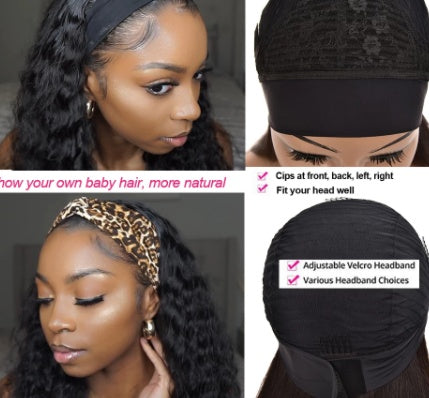 Hair Band Wig Ladies Chemical Fiber Wig 1621561671175