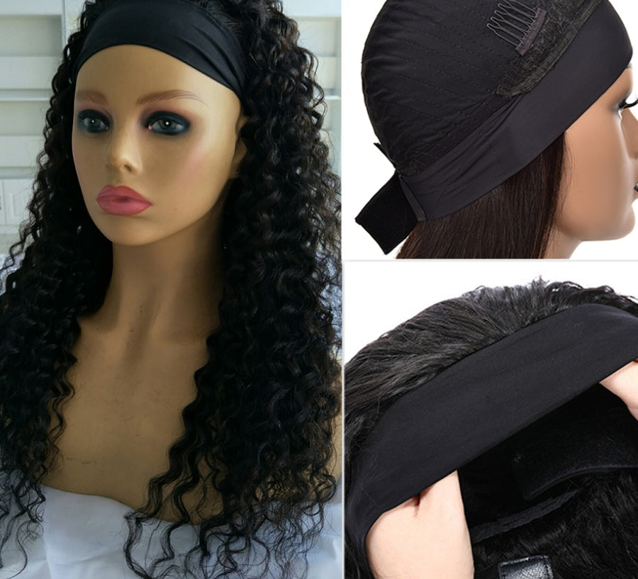Hair Band Wig Ladies Chemical Fiber Wig 1621561671733