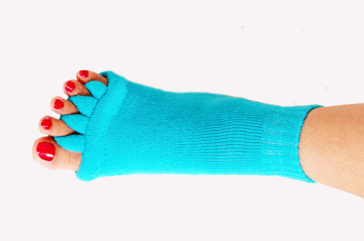 Massage Five-Toed Socks For Men And Women Five-Toed Open-Toe Yoga Socks 1621598907423