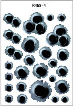 Simulation Bullet Hole Car Sticker, Car Bullet Hole Crack Car Sticker 1621908563754