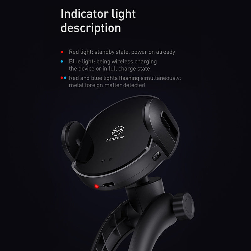 Cross Border Car Wireless Charging Mobile Phone Bracket Fast Charging Infrared Sensor Bracket Base Can Be Customized - 图片 4