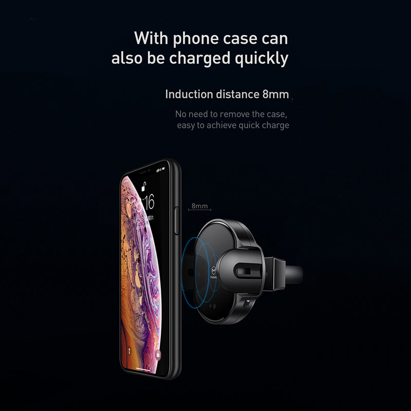 Cross Border Car Wireless Charging Mobile Phone Bracket Fast Charging Infrared Sensor Bracket Base Can Be Customized - 图片 5