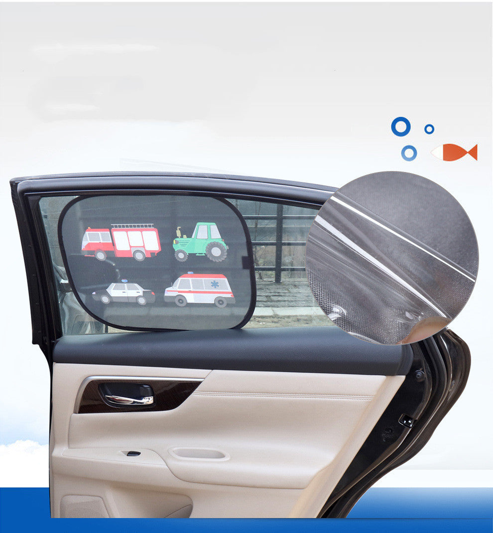 Heat Insulation Sunshade Adsorption Electrostatic Stickers Car Glass Stickers PVC Upgrade Sunshield 1622018225061