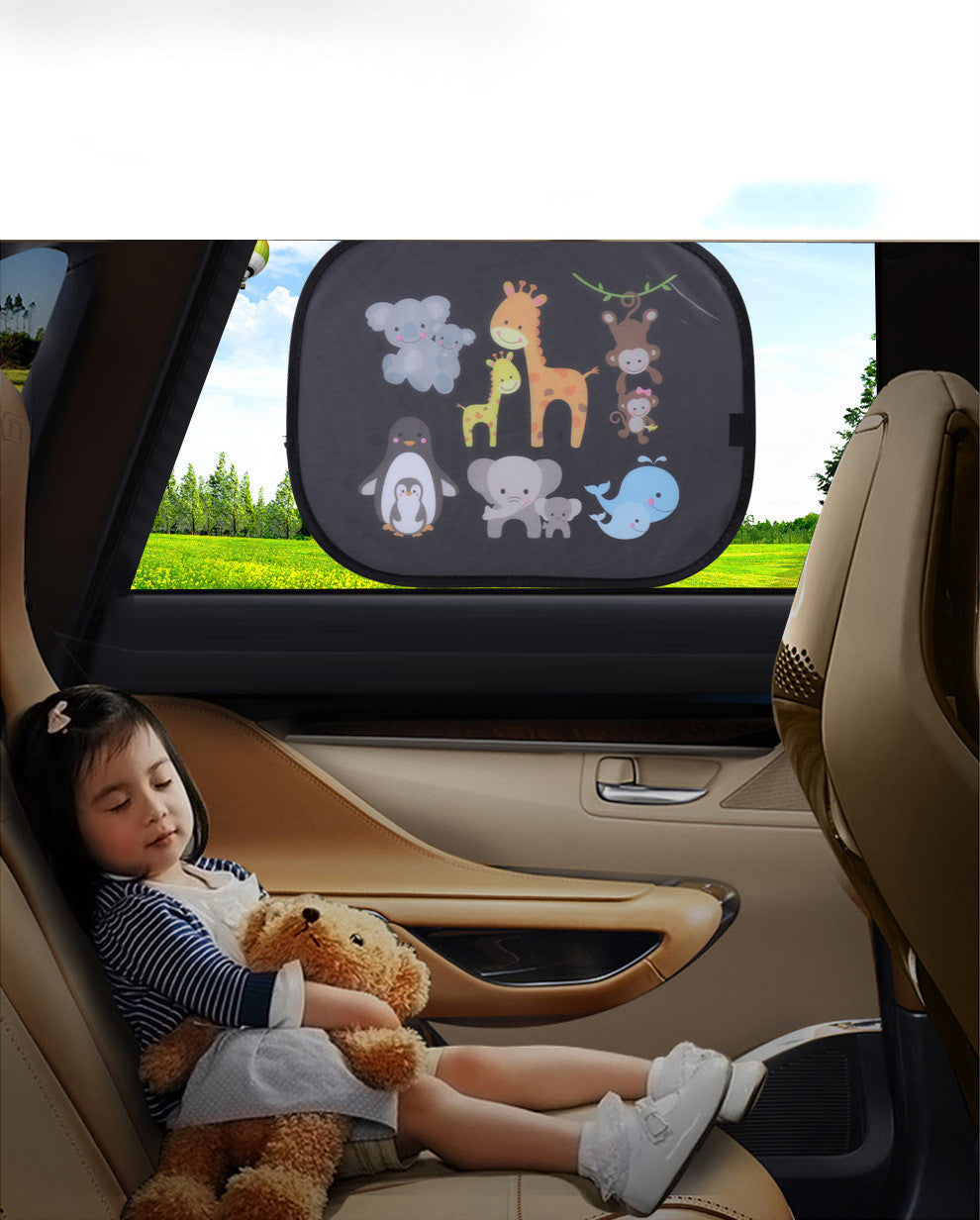 Heat Insulation Sunshade Adsorption Electrostatic Stickers Car Glass Stickers PVC Upgrade Sunshield 1622018225064
