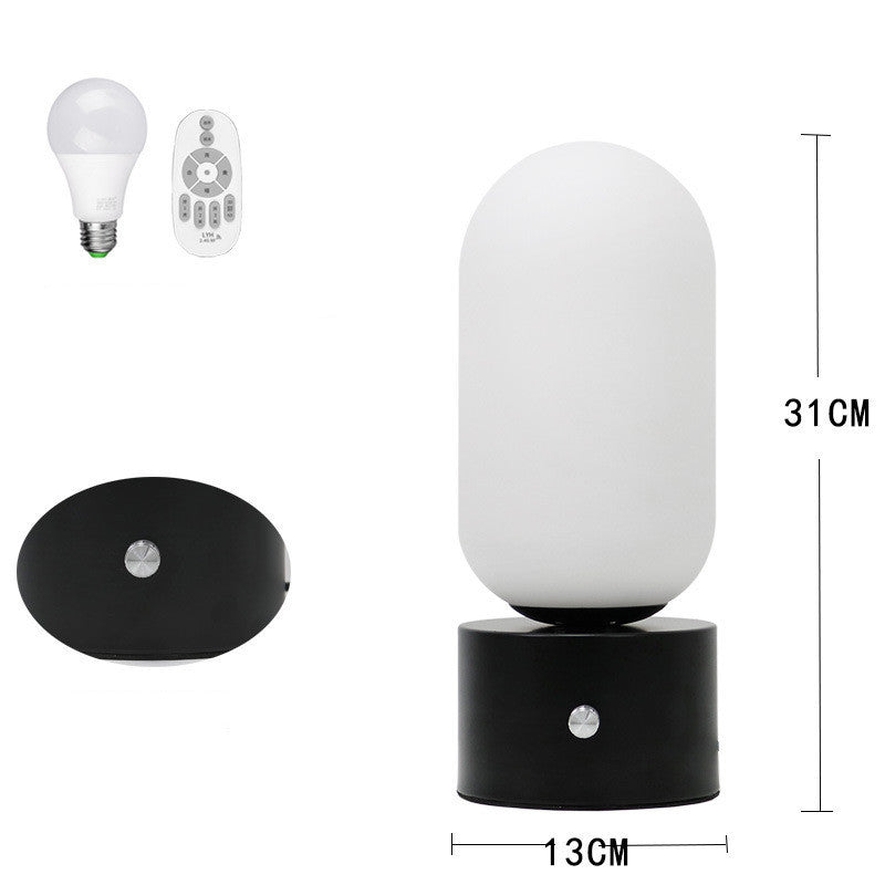 Desk Lamp Bedside Lamp Bedroom Touch Nordic Romantic Round Intelligent Lamp 1622096765155