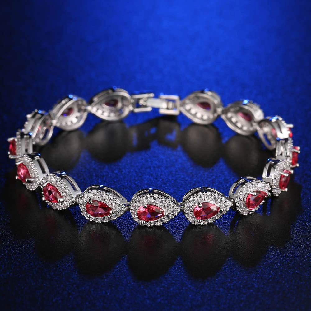 18CM Heart 925 Sterling Silver Bracelet Bangle - HD Wireless Product #2