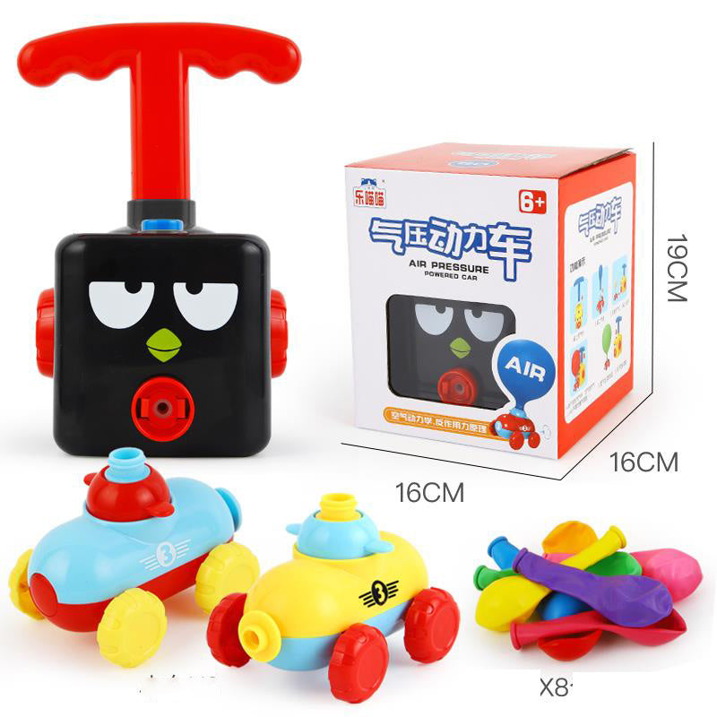 Power Balloon Launch Tower Toy Puzzle Education Inertia Air Power Balloon Car Science Experimen Toy For Children Gift 162245