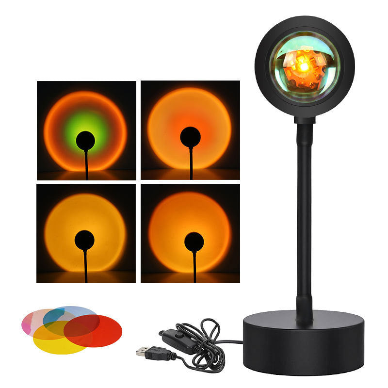 Sunset Projection Lamp Sunset Projector Night Light Wall Decoration Lighting 1622531341543