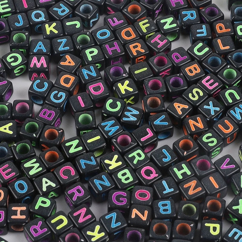 Acrylic English alphabet beads 1622551704600