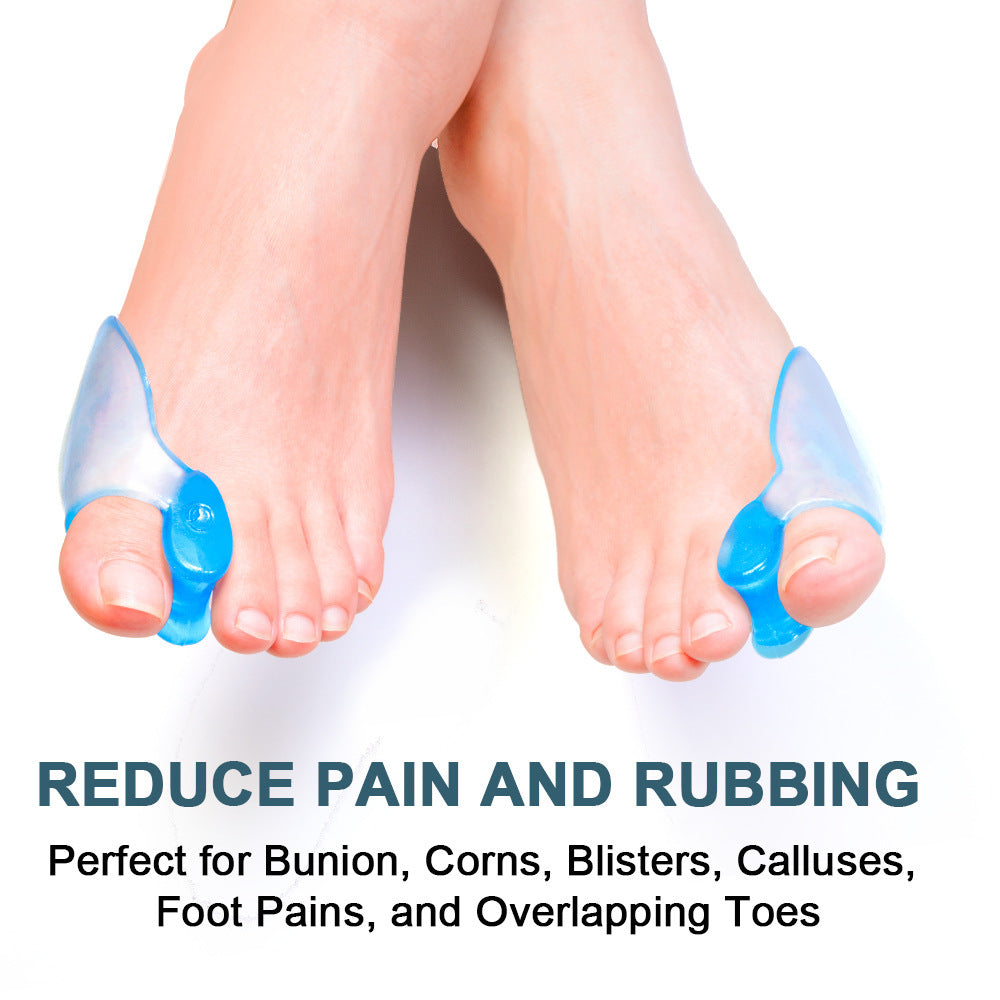 Transparent Blue Toe Separator Pad Hallux Correction Valgus Separator 1622611655787