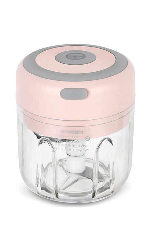 Mini Electric Garlic Chopper USB Charging Ginger Masher Machine Sturdy Durable Chili Vegetable Crusher Kitchen Tool 162262002