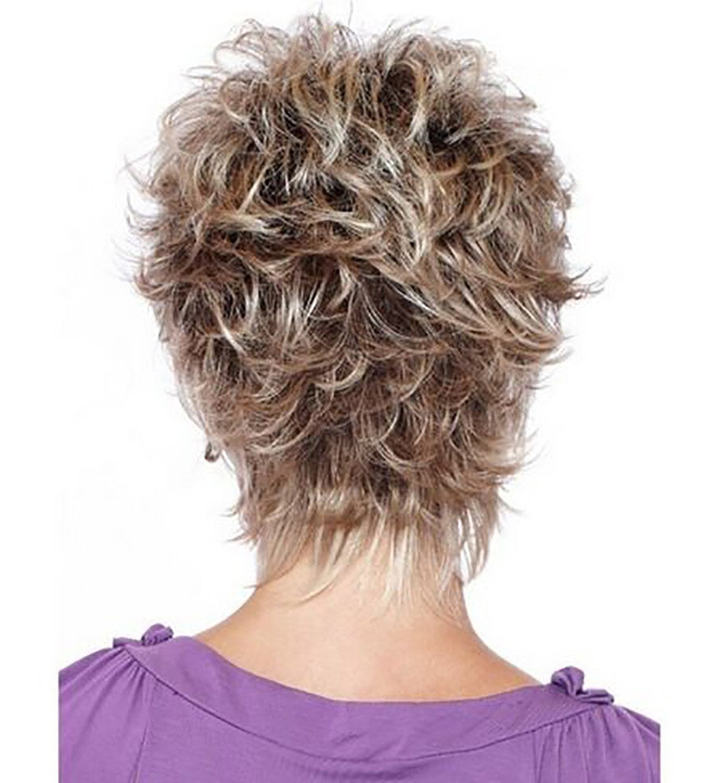 Golden Brown Melange Short Hair 1622795324627
