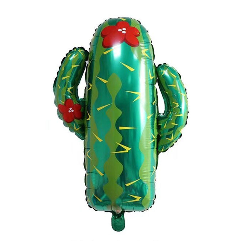 Tropical Plant Coconut Tree Cactus Aluminum Foil Balloon Earth Day Green Theme Decoration Supplies Children Birthday Party Gi