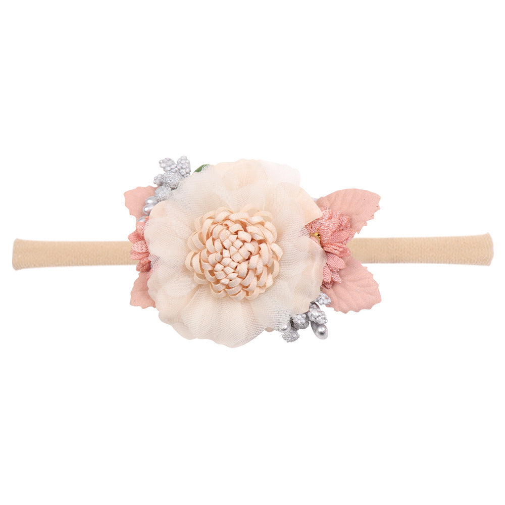Children's Baby Head Flower Headdress 1623031048654