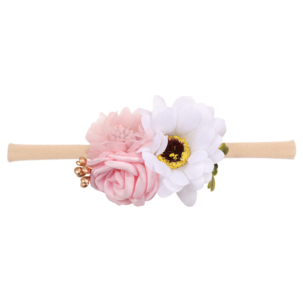 Children's Baby Head Flower Headdress 1623031048655