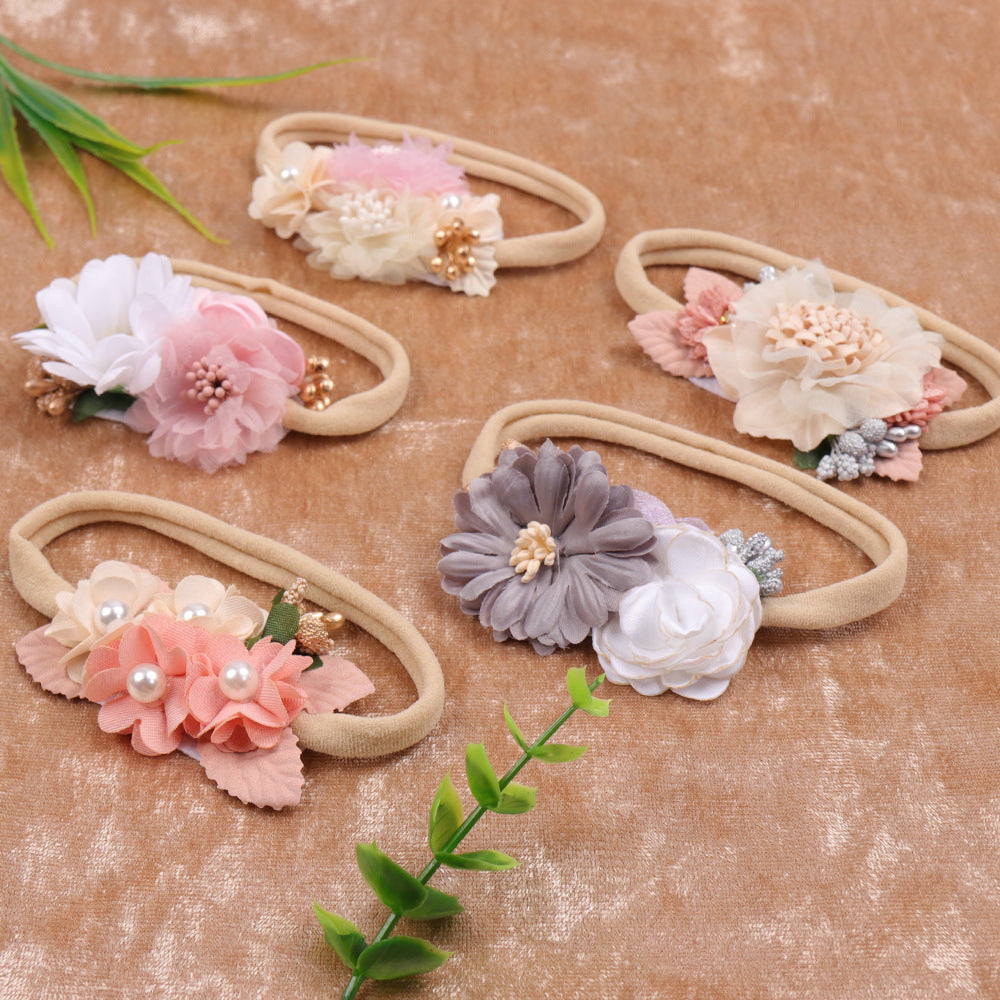 Children's Baby Head Flower Headdress 1623031048668