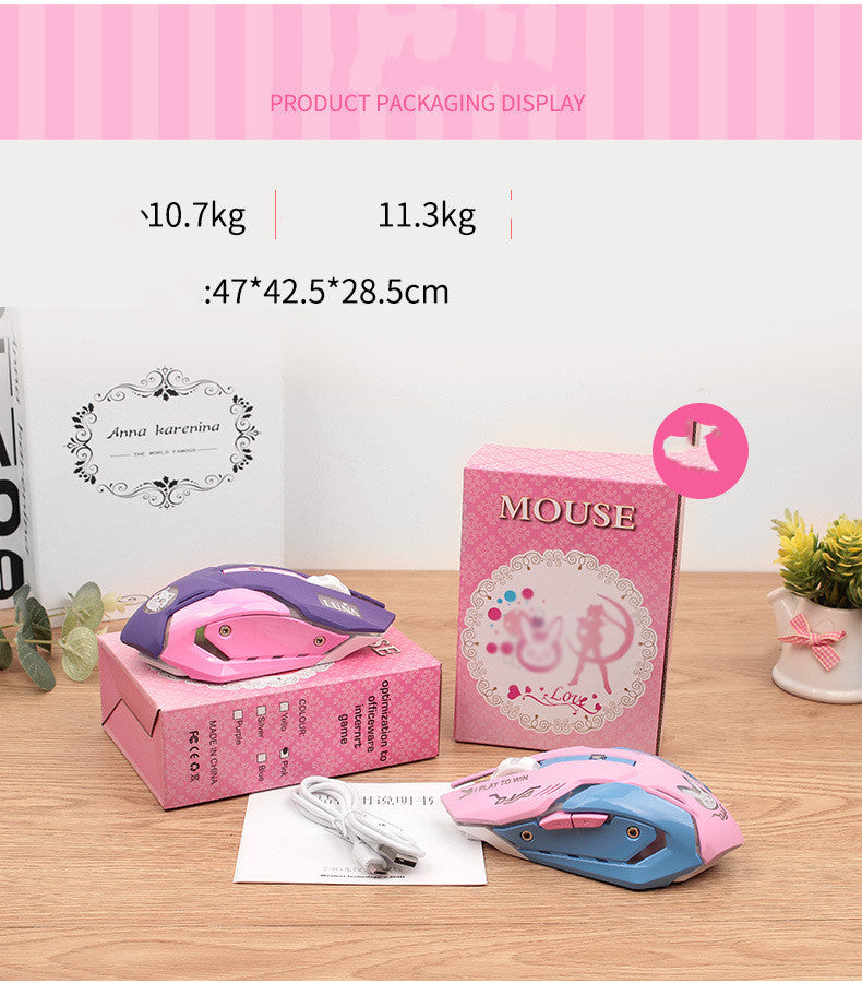 Computer Peripheral Accessories Mute Gaming Mouse - 图片 3