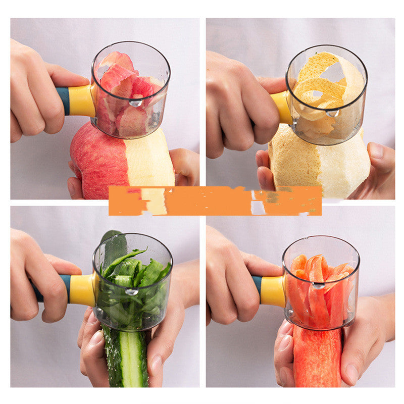 Stainless Steel Peeling Knife With Barrel For Vegetable And Fruit With Storage Box 1623808551705
