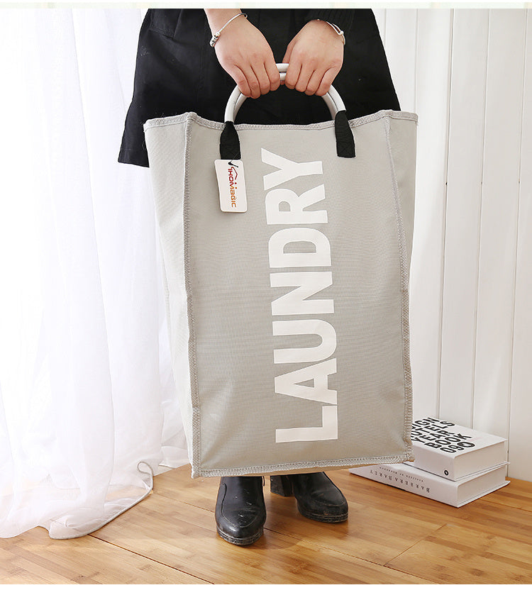 Foldable Fabric Laundry Bag Waterproof Dirty Clothes Hamper 1623911226889