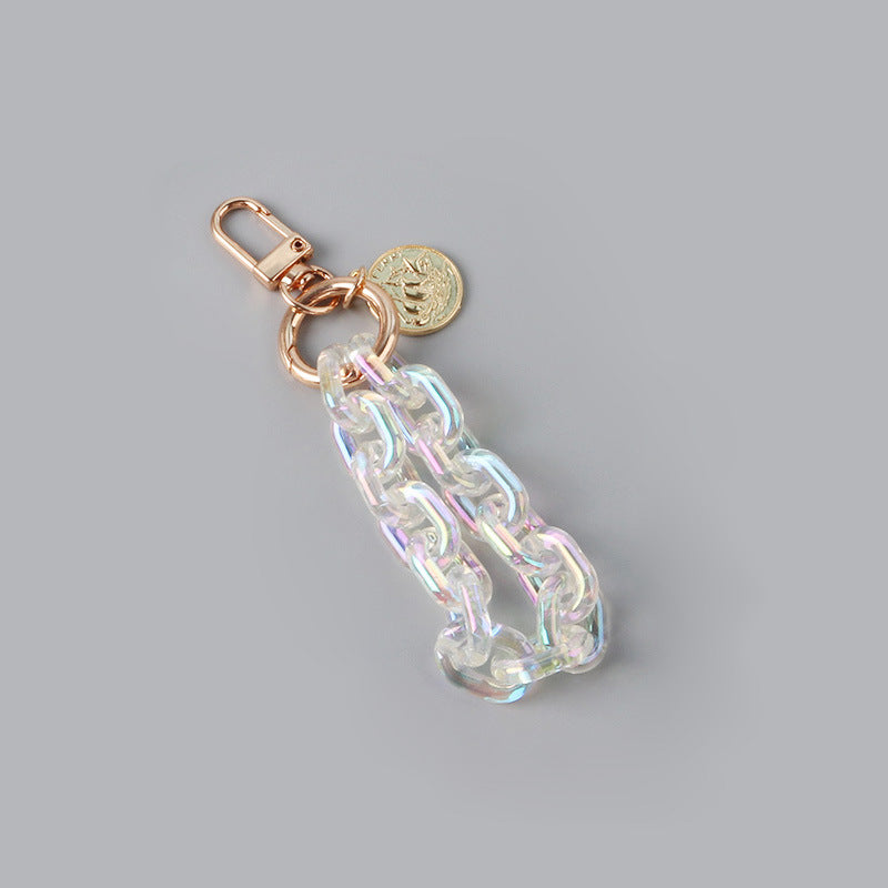 Alloy Listing Keychain Colorful Buckle Chain Key Pendant Pendant 1623981208201