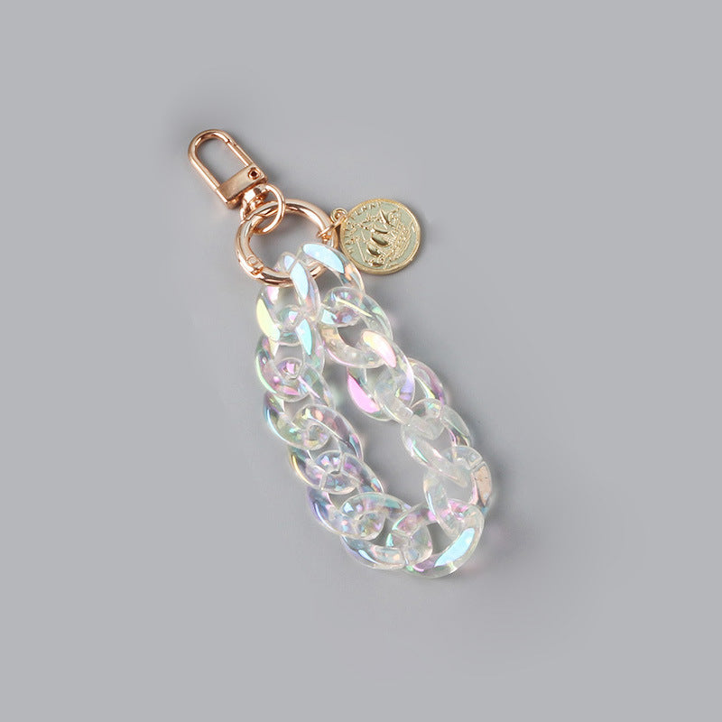 Alloy Listing Keychain Colorful Buckle Chain Key Pendant Pendant 1623981208205