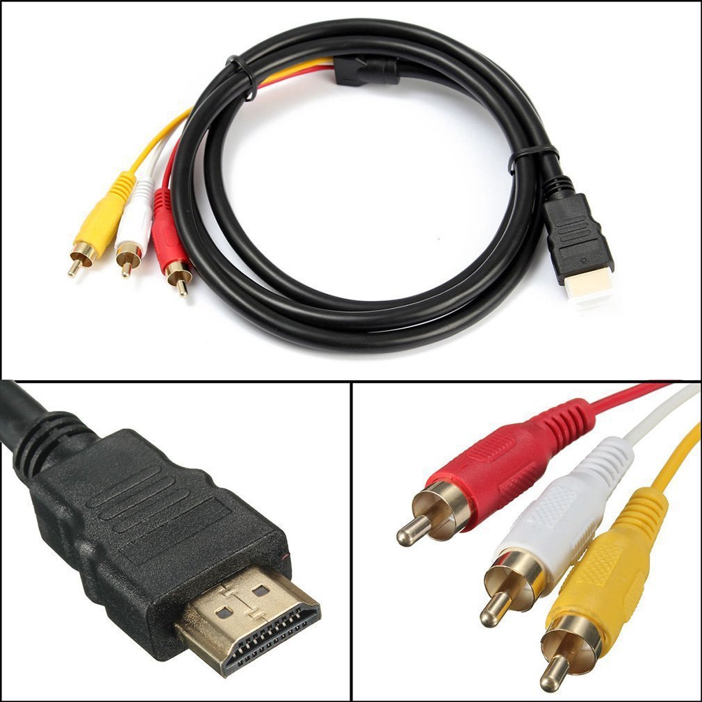 Dmi To Av Cable Hdmi To 3Rca Video Adapter Cable 1623988775859