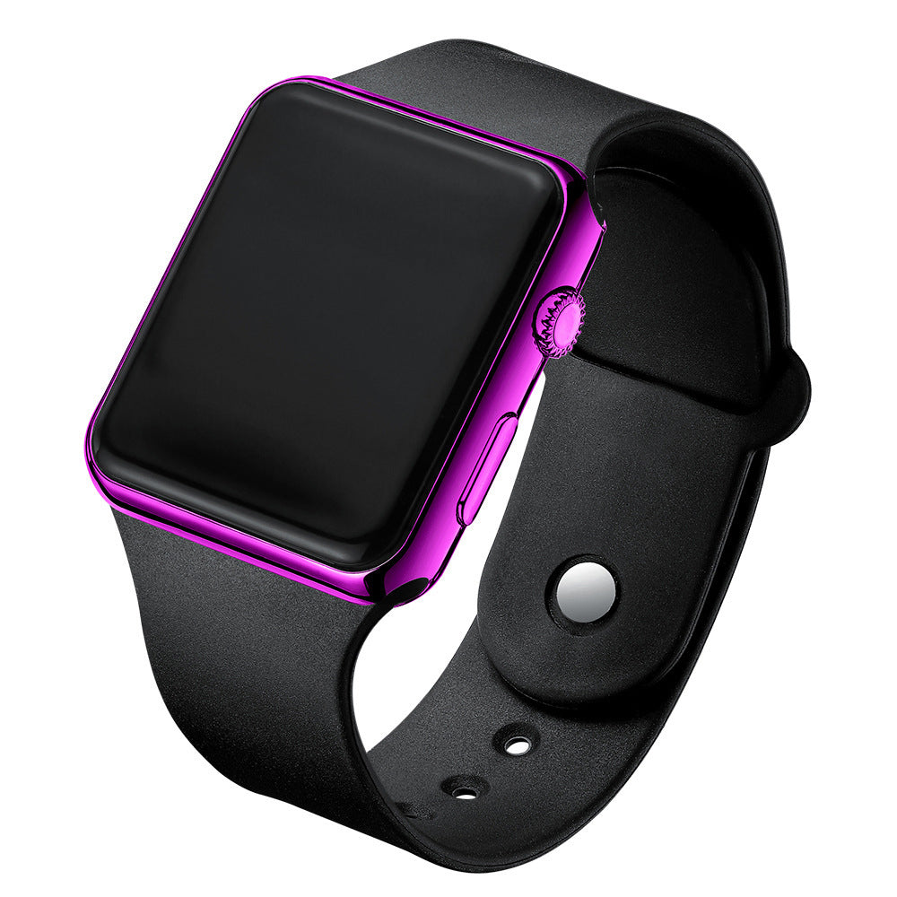 Square Electroplated LED Digital Watch 1624005071064