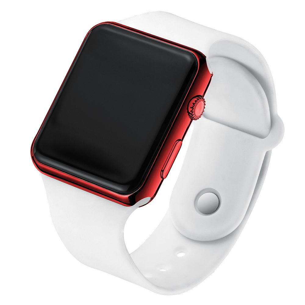 Square Electroplated LED Digital Watch 1624005071065