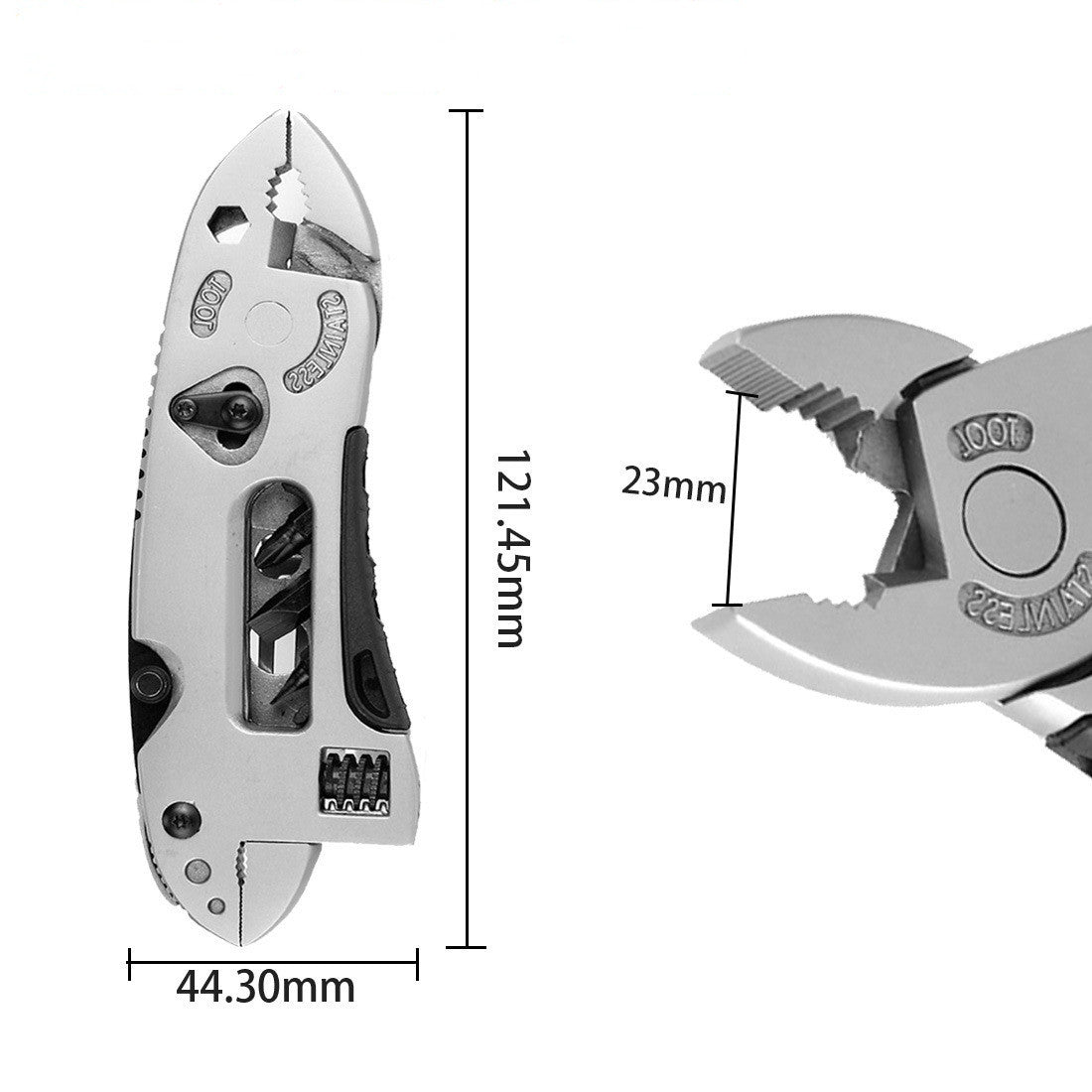 Adjustable Wrench Jaw Spanner Repair Tool Multitool Pliers 1624087635917