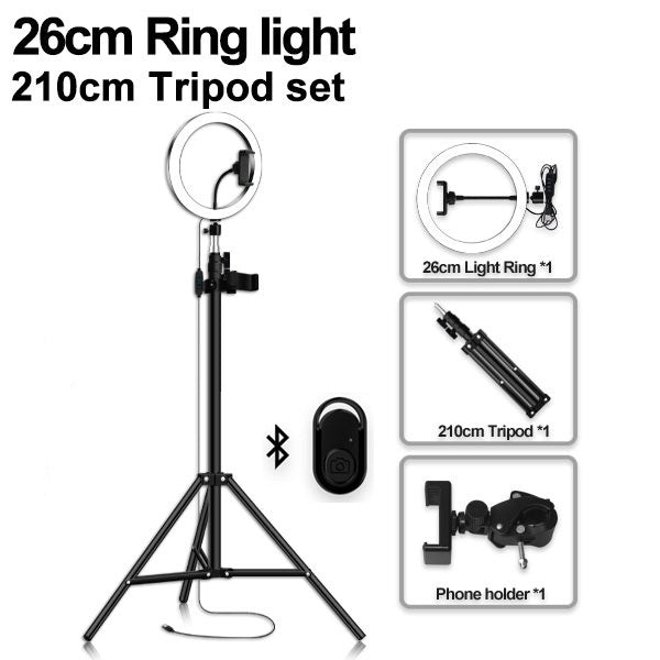 Mobile Phone Live Selfie Anchor Round LED Fill Light 1631904075189