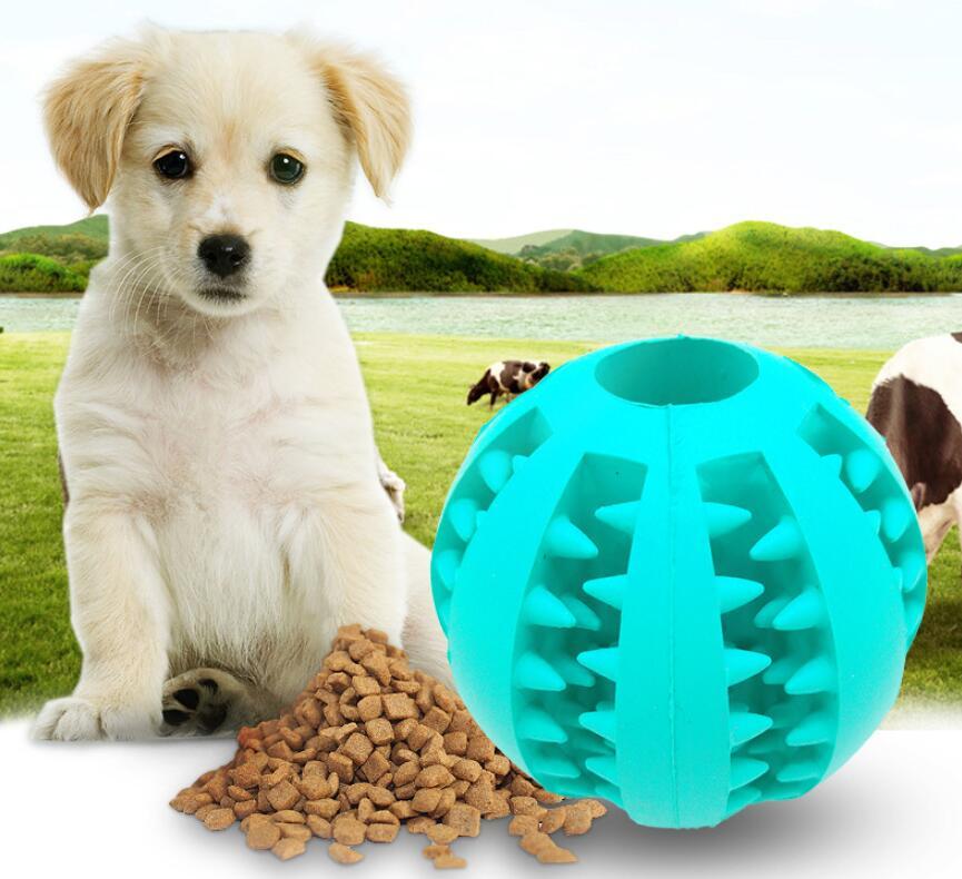 Pet Slow Feeder Dog Toy Cute Funny Rubber Dog Ball Toy 16330117005914