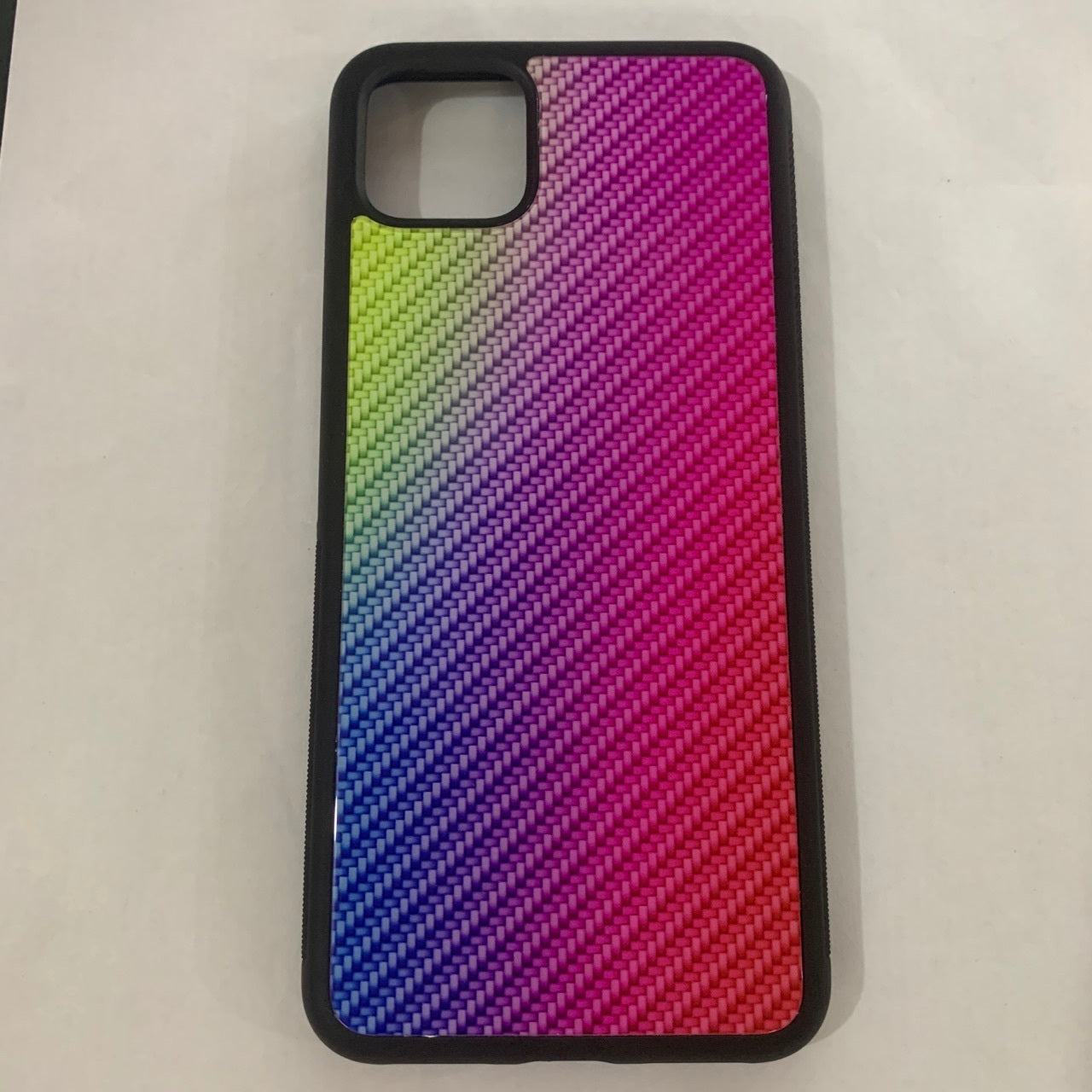 Phone case applies to A51 creative graded carbon fiber toughened glass A91 anti-fall protective case 1640985177998