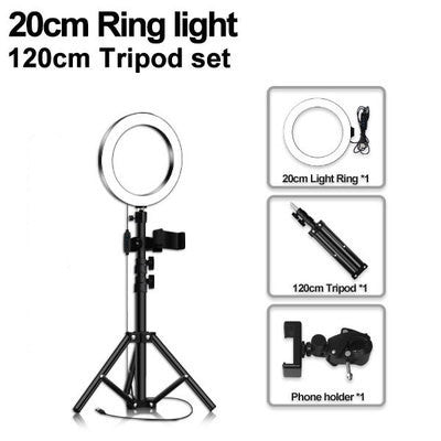 Mobile Phone Live Selfie Anchor Round LED Fill Light 1641893010963