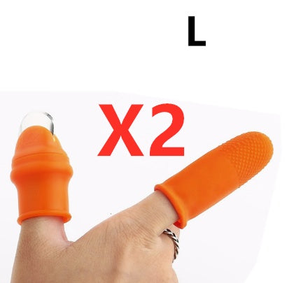 Silicone Thumb Knife Finger Protector Gears Cutting Vegetable Harvesting Knife Pinching Plant Blade Scissors Garden Gloves 16