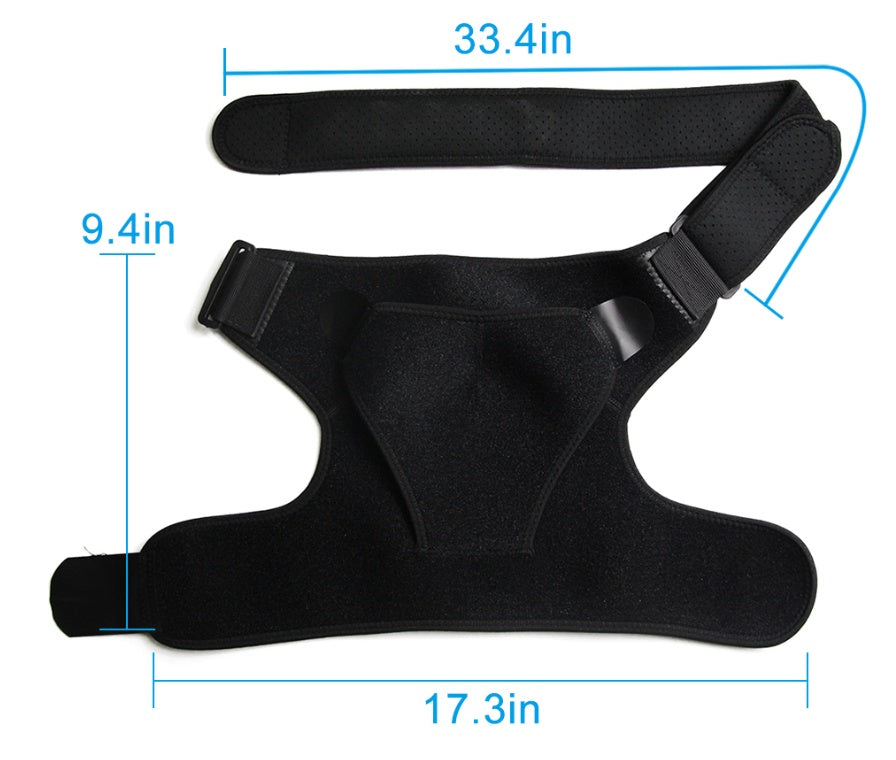 Neoprene Brace Dislocation Injury Arthritis Pain Shoulder Support 165397089916