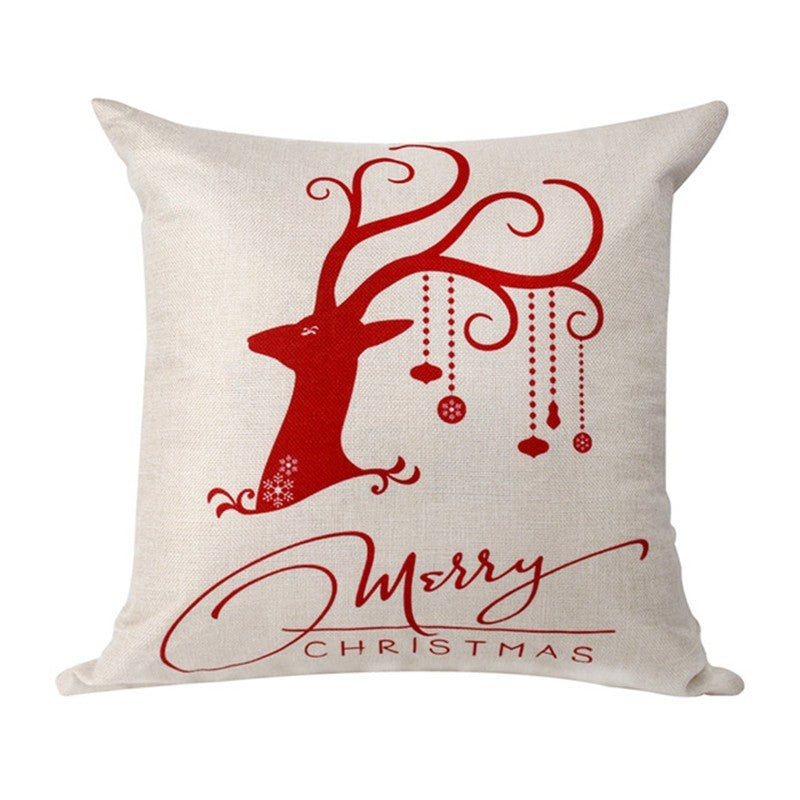 Christmas Hot-selling Home Sofa Office Creative Linen Pillowcase 1660815342322